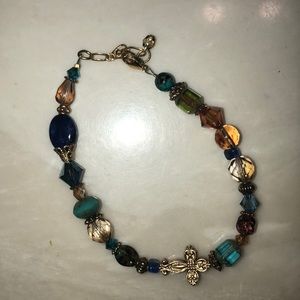 Multi color beaded bracelet
